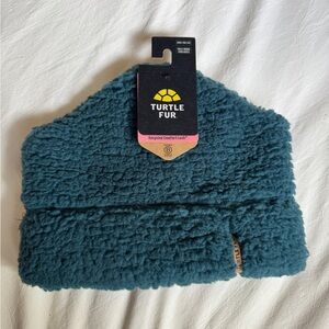 Turtle Fur Teal Sherpa Beanie